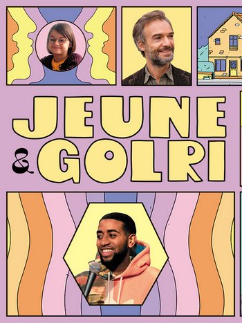 Affiche officielle de la série Jeune et Golri, disponible sur OCS